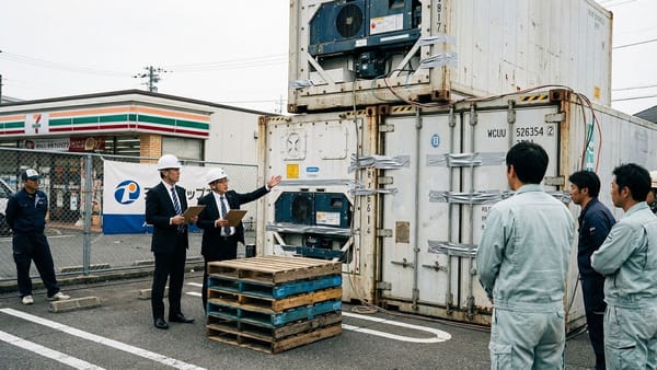 Morrison Exec Announces 'Cold Chain Platform' Is Actually Just Three Reefer Containers Duct-Taped Together in Manila Parking Lot